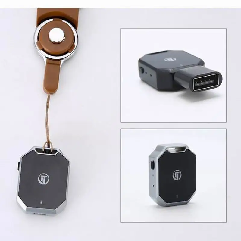 Новая миниатюрная записывающая ручка 16G Mini HD профессиональное шумоподавление Голосовая активация ожерелье брелок Диктофон MP3 плеер