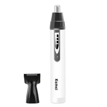 Kemei KM-6652 2 в 1 Электрический триммер для носа Перезаряжаемые Для мужчин Нос волос триммер Для женщин Уход за лицом борода бритва Волосы Триммер