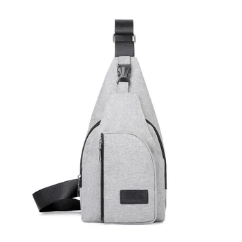

Hot 2019 Fashion Vintage Men Crossbody Bags Chest Canvas Water Proof Handbags For Male Military Shoulder Bag