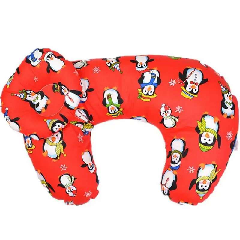 Многофункциональная подушка для кормления грудного вскармливания; хлопковая детская подушка для кормления; принадлежности для новорожденных; обучающая подушка для ухода за ребенком - Цвет: Penguins