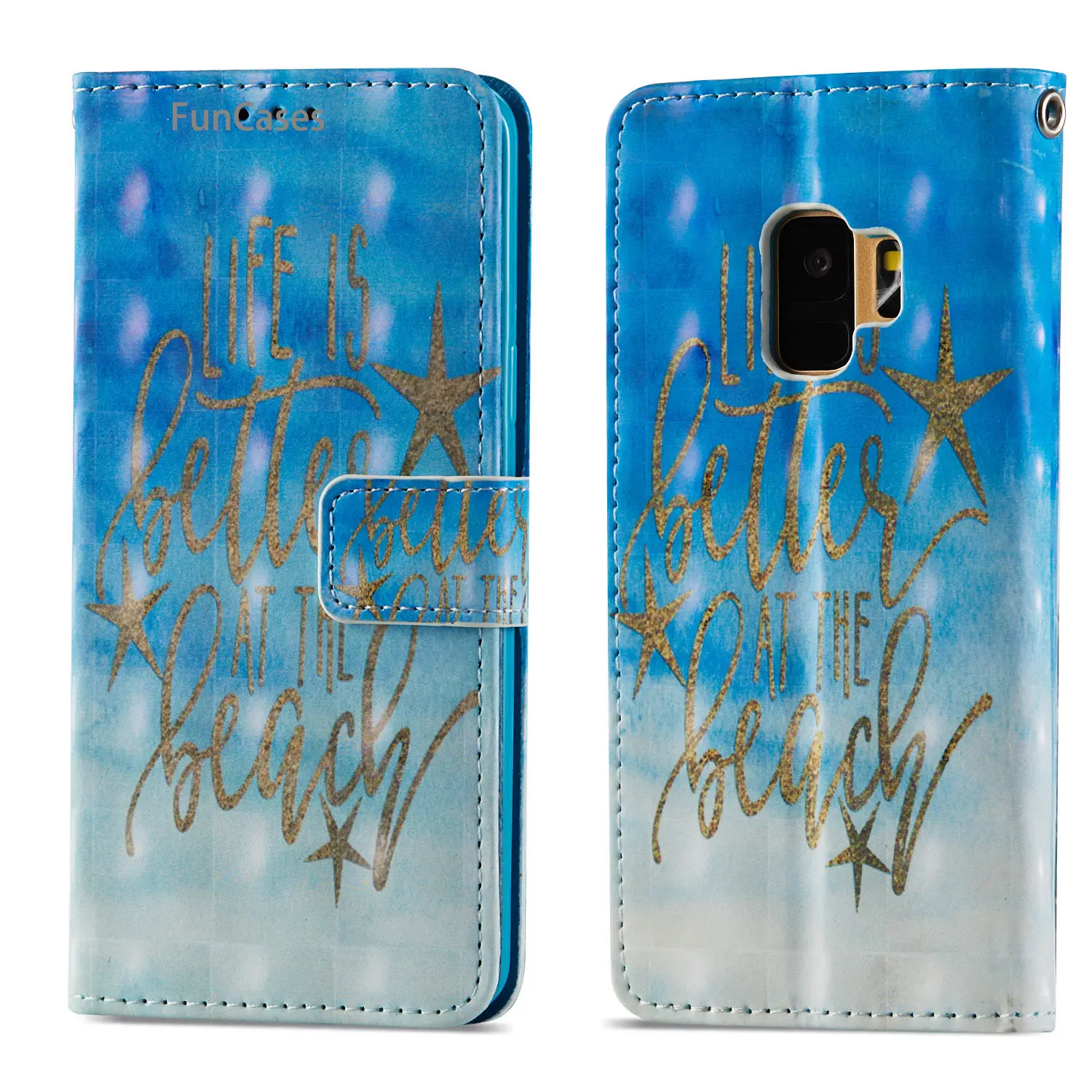 3D Venus Flip Phone Case sFor Cellular Samsung S9 Soft TPU Back Cover Cellphone Quotes Messages Back Case For Samsung Galaxy S9