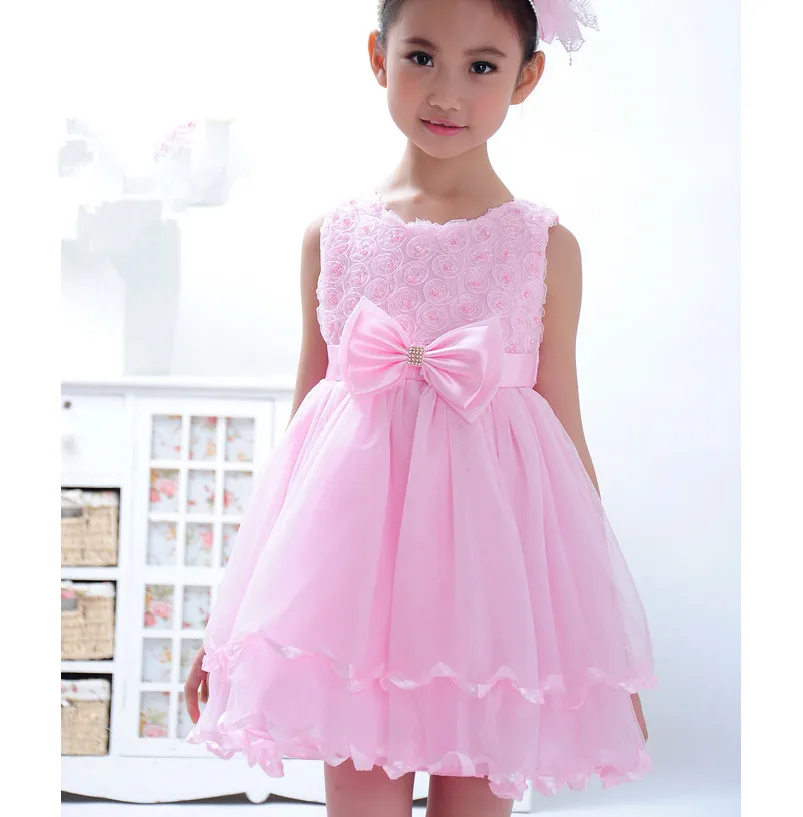 

2018 New Items Children Girls Dress Baby Princess Dress Dance Dresses For Kidsfor 4-12Years 5 Colors