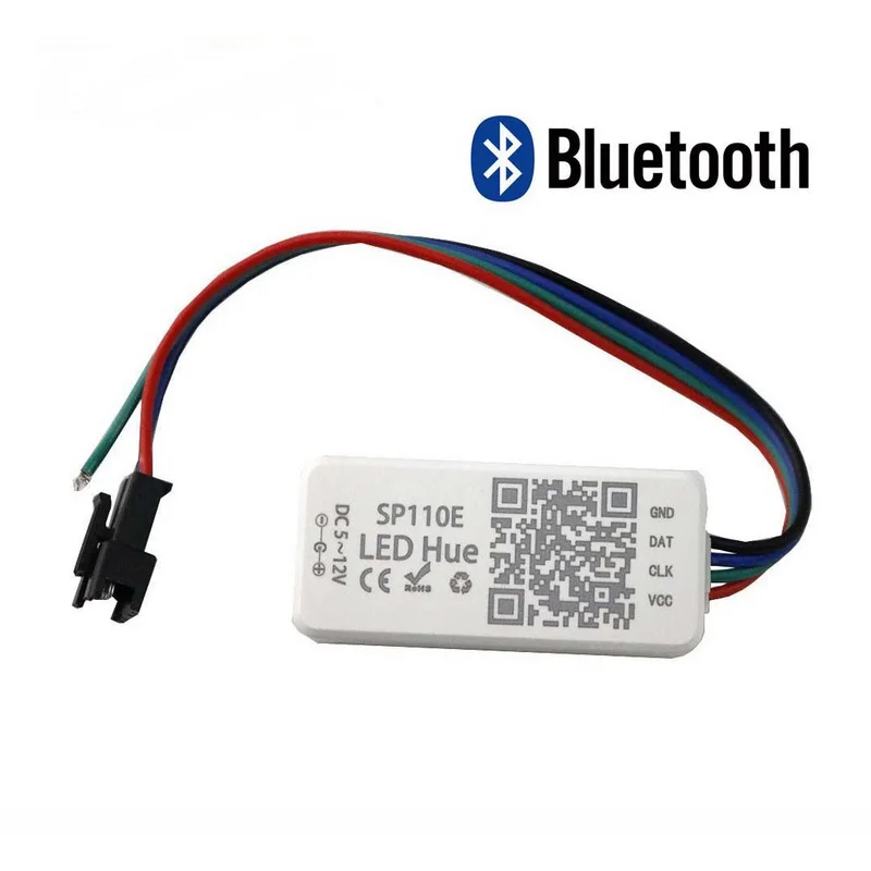 DC5V-24V SP105E Bluetooth WS2811 WS2812B светодиодный контроллер SP108E SK6812 RGB/RGBW APA102 SP110E WS2801 пикселей светодиодные полосы