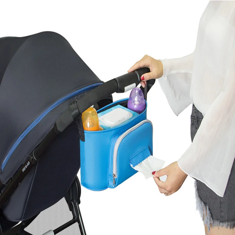 Baby Diaper Bag Portable Mom Maternity Nappy Bag Stroller Hanging Basket Storage Organizer Baby Care Stroller Accessories BB6038 (10)