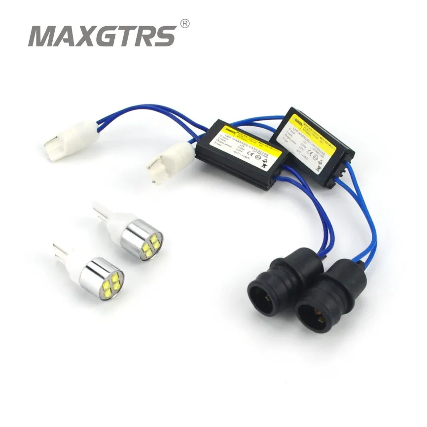 2XT10 194 W5W CREE Chip White 4-SMD 20W With Lens Canbus No Error Bulbs DRL Car Interior Wide Reverse Source Light For BMW Audi 2XT10 194 W5W CREE Chip White 4-SMD 20W With Lens Canbus No Error Bulbs DRL Car Interior Wide Reverse Source Light For BMW Audi