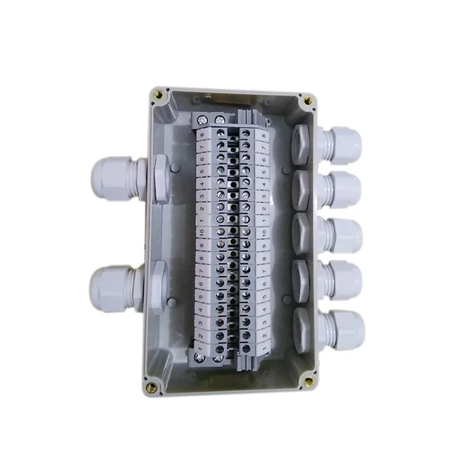 ip65 waterproof cable wiring junction box 2 in 5 out 160*90*60mmip65 waterproof cable wiring junction box 2 in 5 out 160*90*60mm with