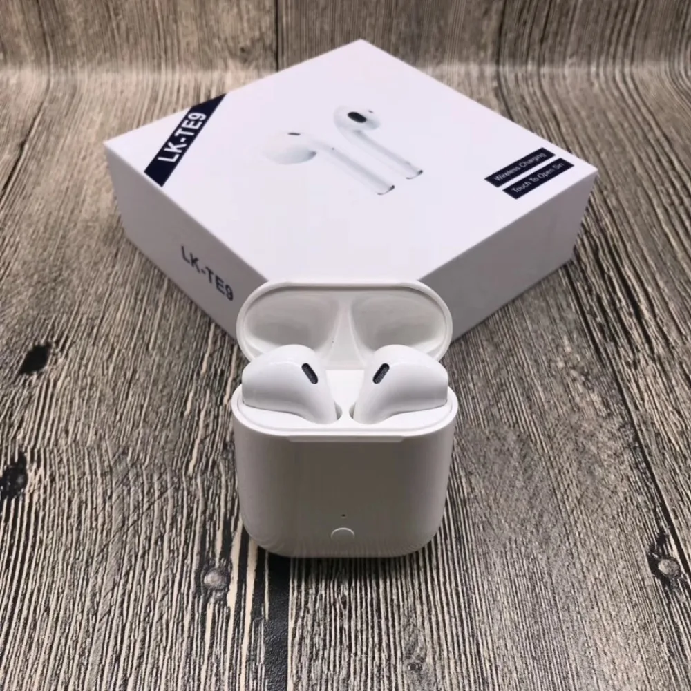 

Original LK-TE9 TWS Pop-up function Wireless earphone bluetooth 5.0 headset Touch Control 1:1 pods Auto Pairing for Smart Phones