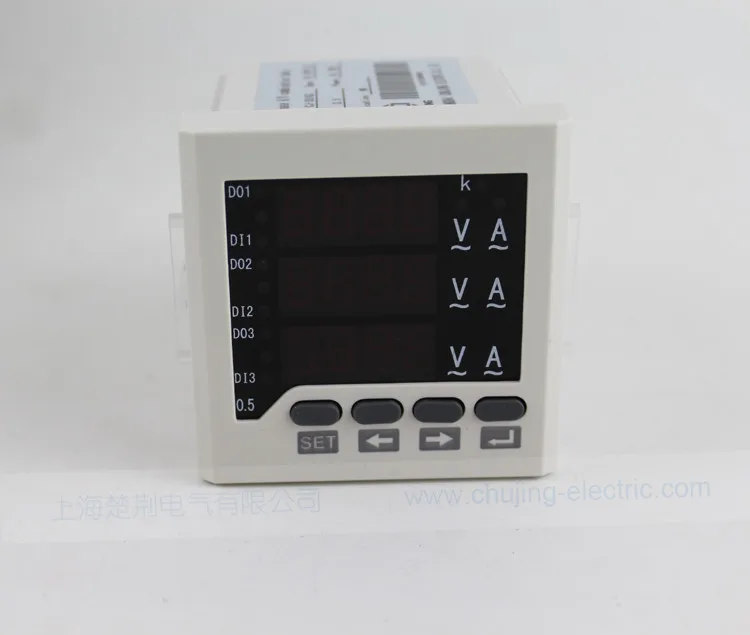 3 фазы AC A& V метр, цифровой электрический счетчик цифровой светодиодный индикатор питания дисплея метр