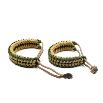 Adjustable Survival Emergency 550 Paracord Bracelet Parachute Cord Bracelet For Camping Hiking Outdoor 1