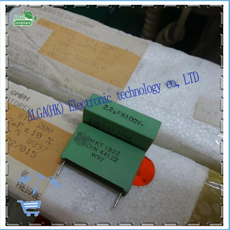 

ERO MKT1822 imported 2.2 uf membrane capacit 2 225 100 v p22.5 u2