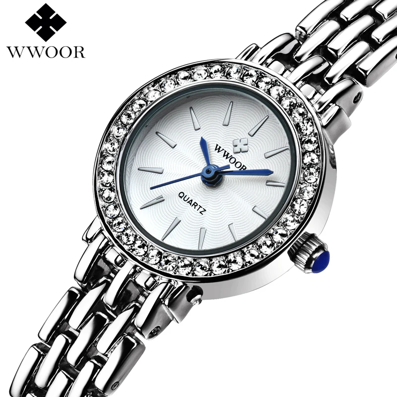 Top Brand Women s Quartz Bracelet Watch Women Dress Watches Ladies Silver Casual Wrist Watch Female