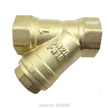 Латунь 3/" DN20 Y Тип клапан с фильтром подсоединительный фитинг