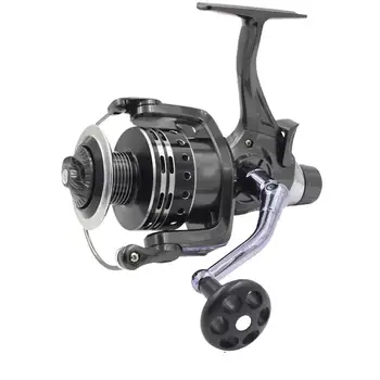 

Mounchain Fishing Reel Front and Rear Double Drag Force Hand Brake Carp Fishing Spinning Reel Aluminium Spool