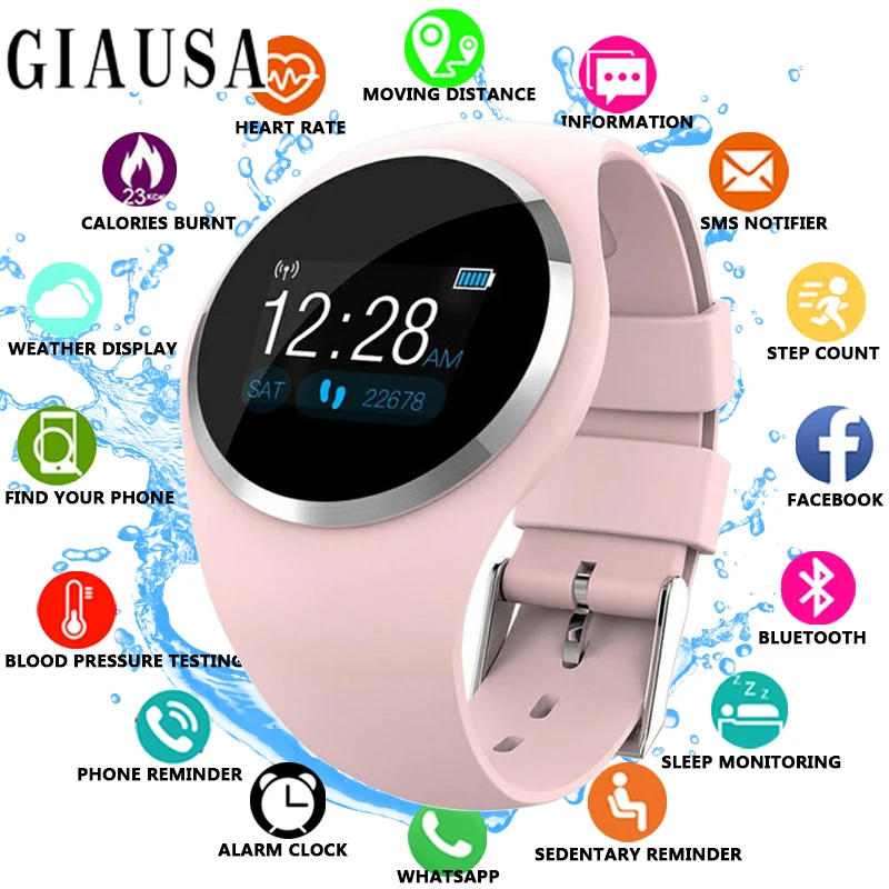 

Q1 Bluetooth Lady Smart Watch Fashion Women Heart Rate Monitor Fitness Tracker Smartwatch APP Support For Android IOS pk Q8 Q9