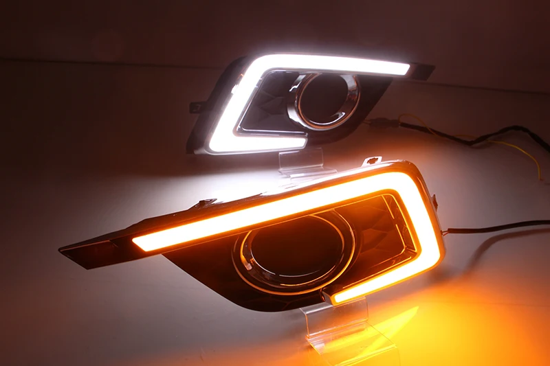 Автомобильный мигающий 2 шт. светодиодный светильник дневного света для Nissan Sentra sylphy водонепроницаемый 12 В DRL противотуманная фара украшение