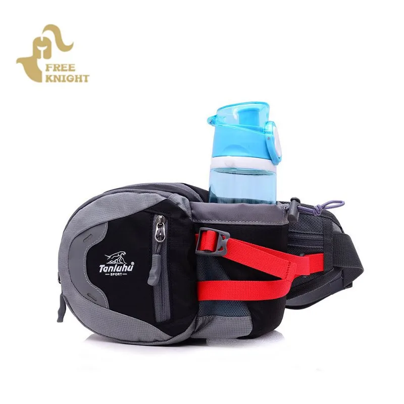 Bolsa de cinturón de cintura para correr con soporte de botella de agua para montar en bicicleta ciclismo caminar cintura paquete hombres mujeres