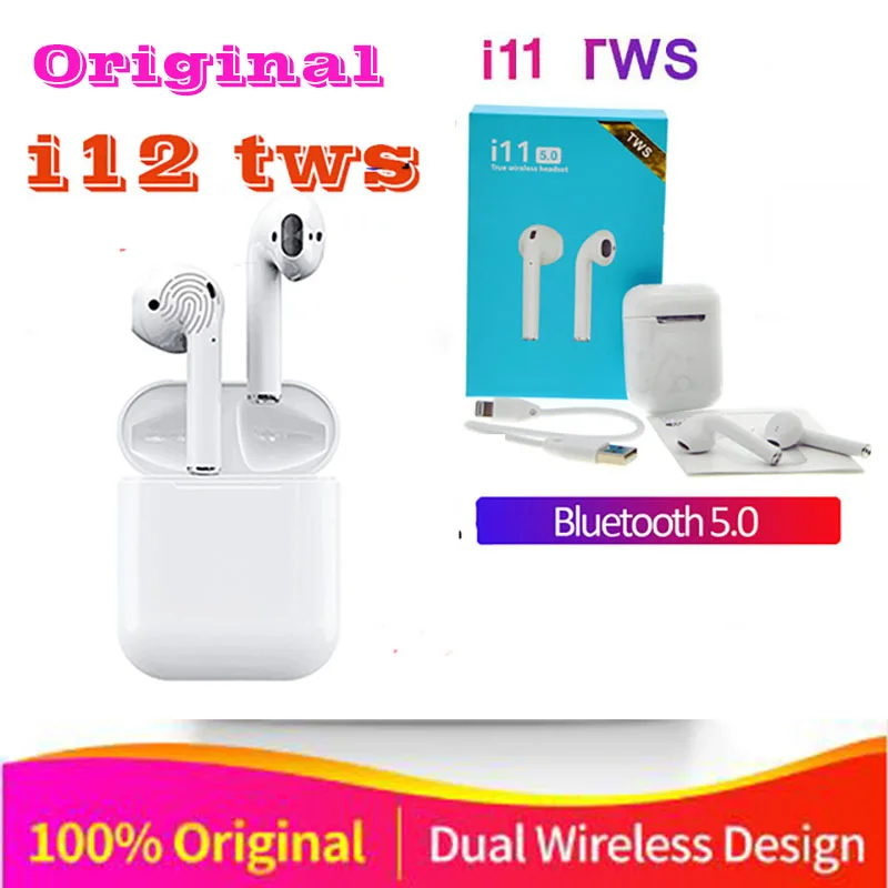 

2019 New Bluetooth Wireless Touch control 3D Stereo earphone with Charging box for Android phone PK I13 i10 I11 TWS M9X