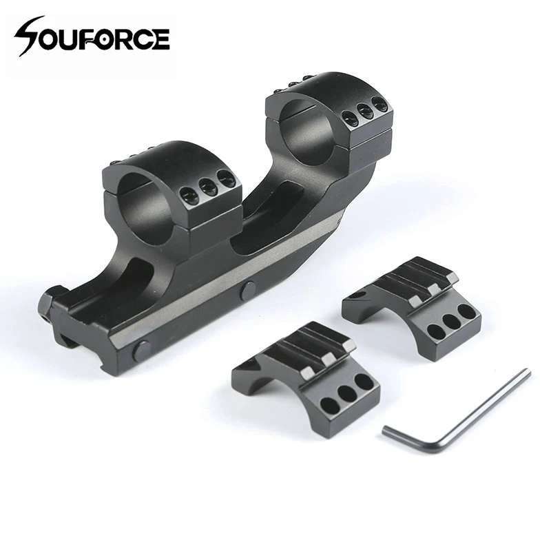 1pc Tactical Scope Mount 3 Screw 25.4 mm Diameter Rings Mount fit 20 mm