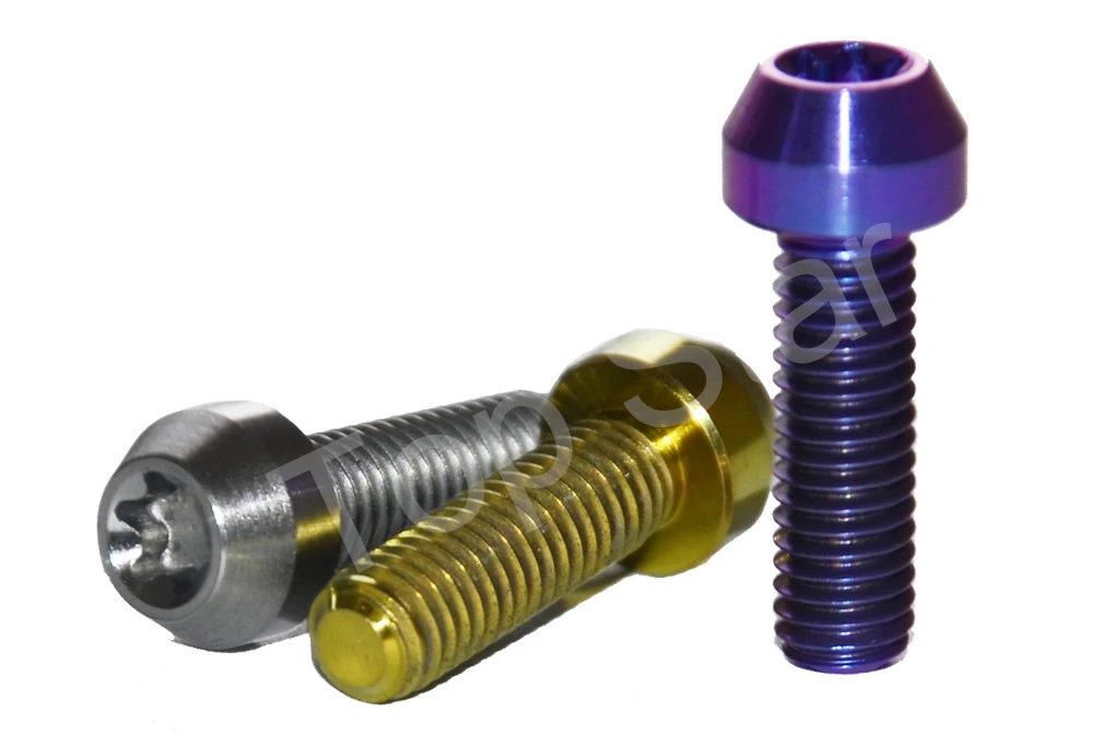

4pcs M6*20 Grade5 Titanium Bolts for Racing Motorbike