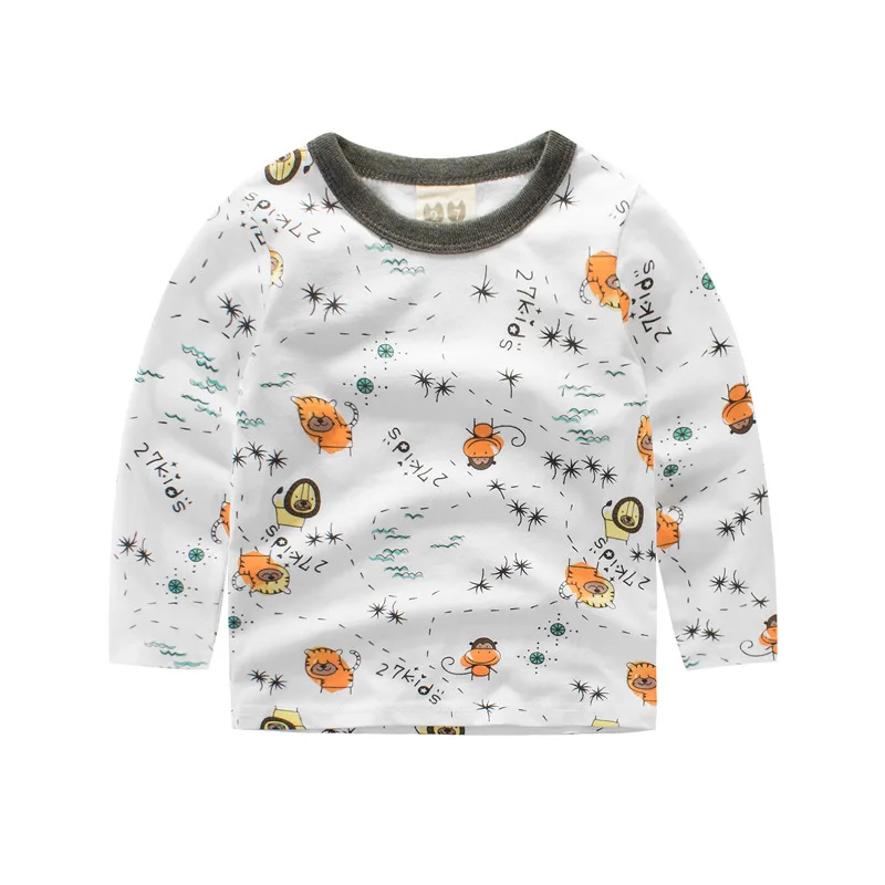 Cartoon Baby Boys T shirt Children Clothing Boys Long Sleeve Tops
