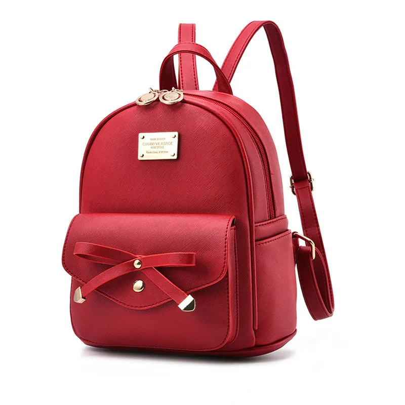 ladies small leather backpack