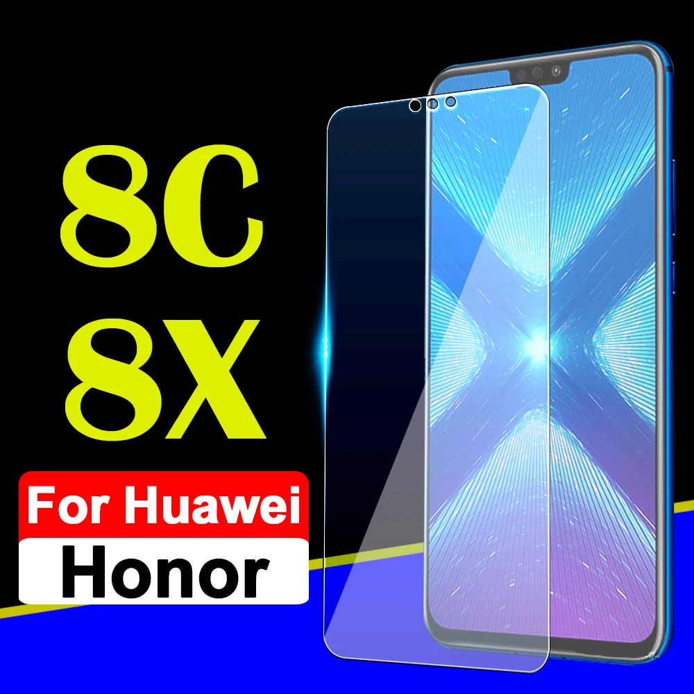 

Protective glass on honor 8x screen protector for huawei 8c tempered glas honer honor8x hauwei armored film 8 x c x8 c8