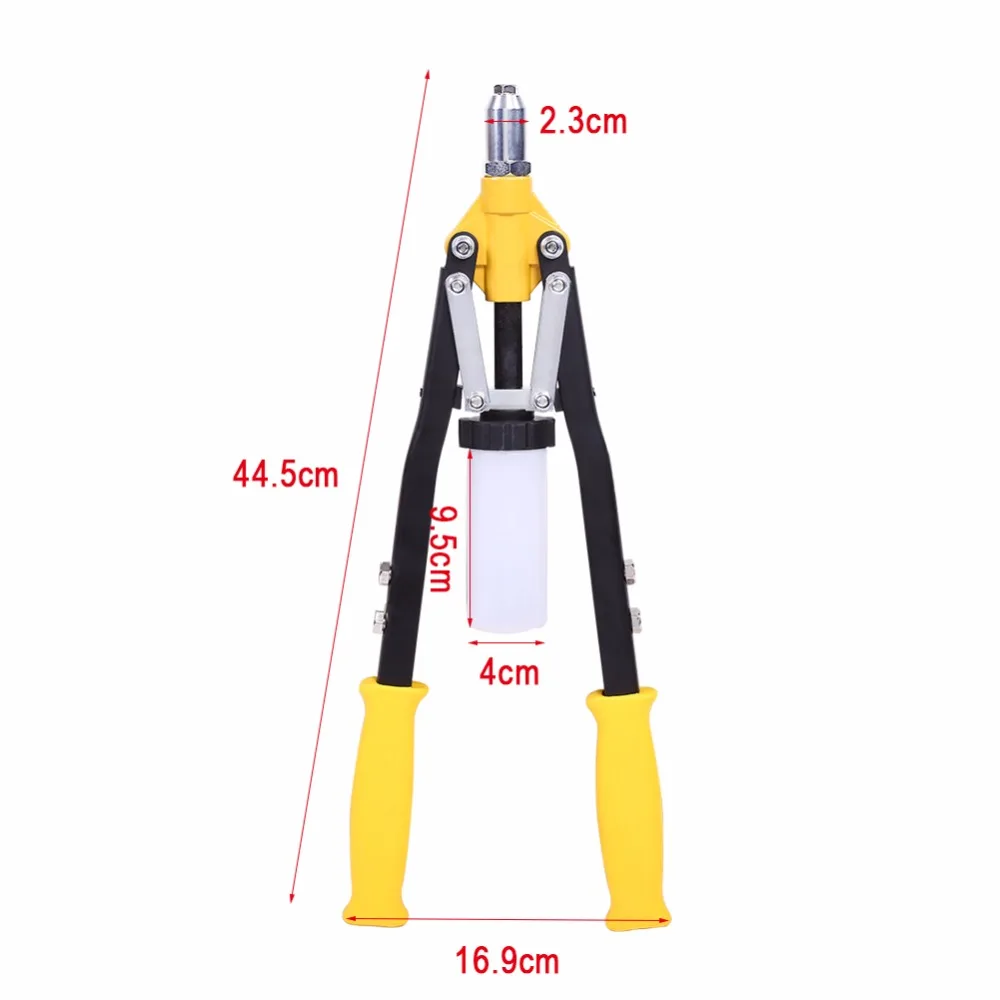 Сверхмощный Профессиональный ручной Клепальщик глухая заклепка пистолет 2,5 мм, 3 мм, 3,2 мм, 4 мм, 5 мм, 6 мм