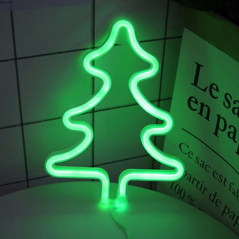

Creative Colorful Neon Sign Lights Holiday Christmas Party Wedding Decoration Children's Room Night Light Home Wall Decoration