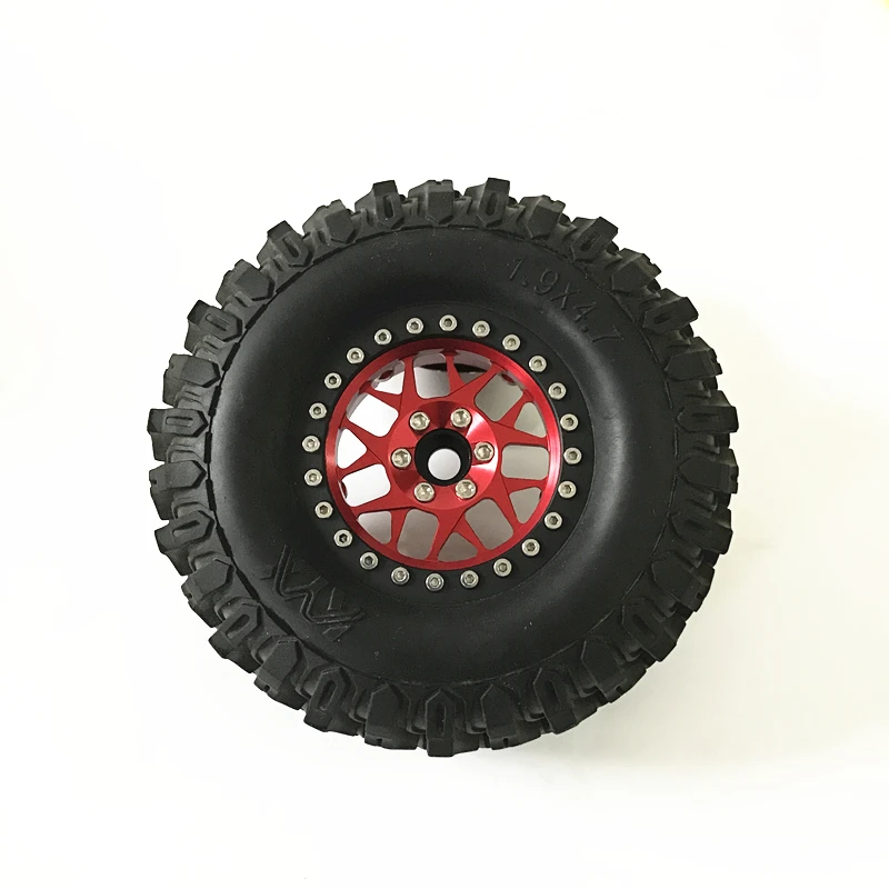 4 шт. колесные диски из алюминиевого сплава 2 дюйма для 1/10 RC Rock Crawler Axial SCX10 RR10 Wraith 90056