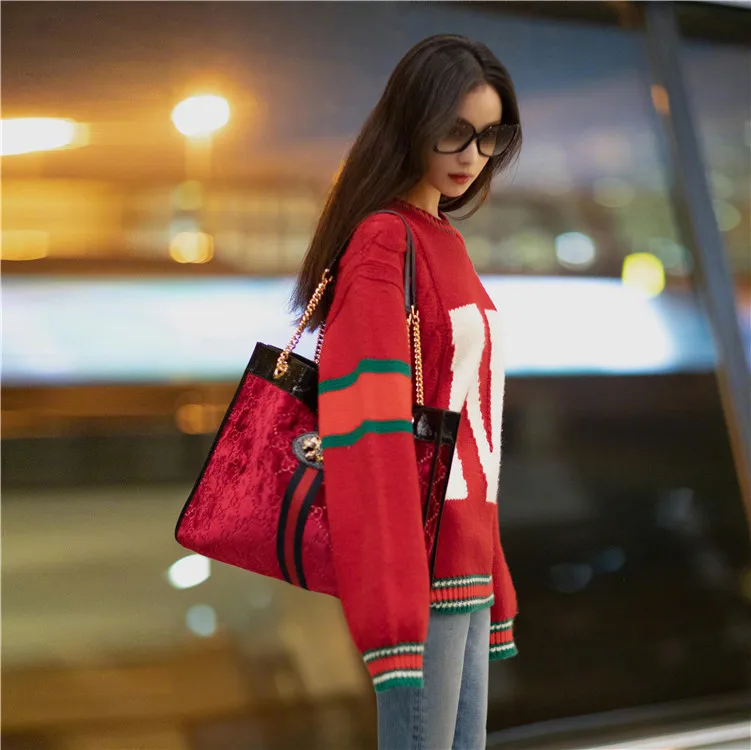 2019 Early Spring New Jockeying Letters Blouse Easy Knit Sweater Pullovers O-Neck Wool Fashion Letters Women Sweaters 2019 Early Spring New Jockeying Letters Blouse Easy Knit Sweater Pullovers O-Neck Wool Fashion Letters Women Sweaters