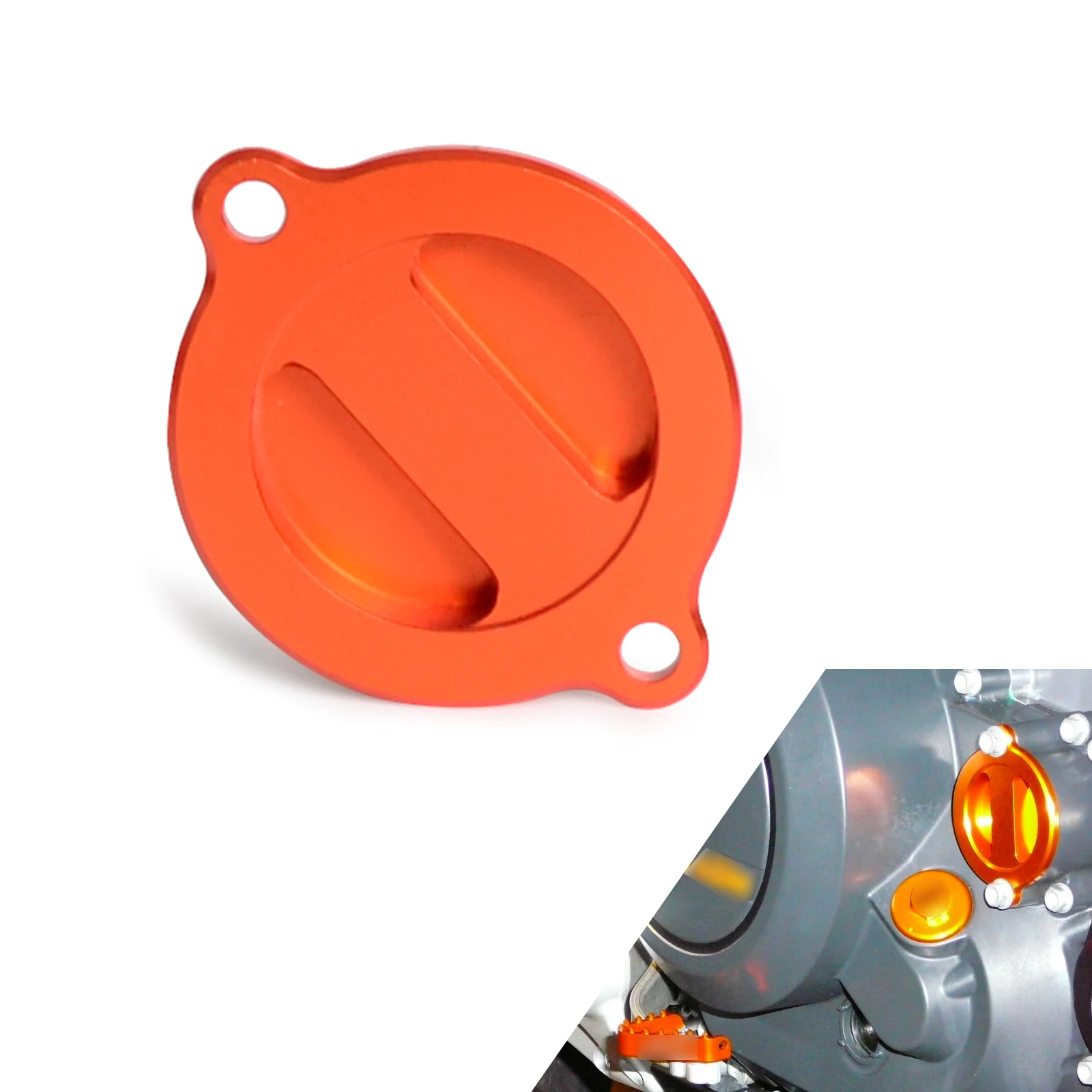 Крышка масляного фильтра NICECNC для KTM 250 400 450 520 540 560 625 950 990 EXC EXCF SXF SX SMR SXSR Adventure Super Duke |