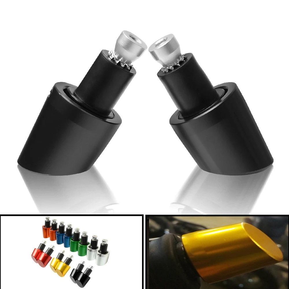 

7/8'' 22mm CNC Aluminum motorcycle handlebar hand handle bar grips ends For ducati headlight panigale multistrada 950