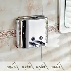 Нержавеющая сталь мыло диспенсер висит отель ванная комната в машине для мытья рук жидкости бутылки туалет гель душа коробка