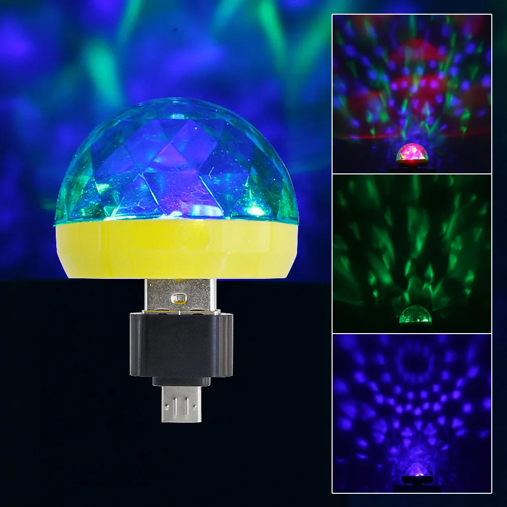 Rgb Led Music Stage Lights Usb Disco Club Dj Light Show Bulb Rgb Led Music Stage Lights Usb Disco