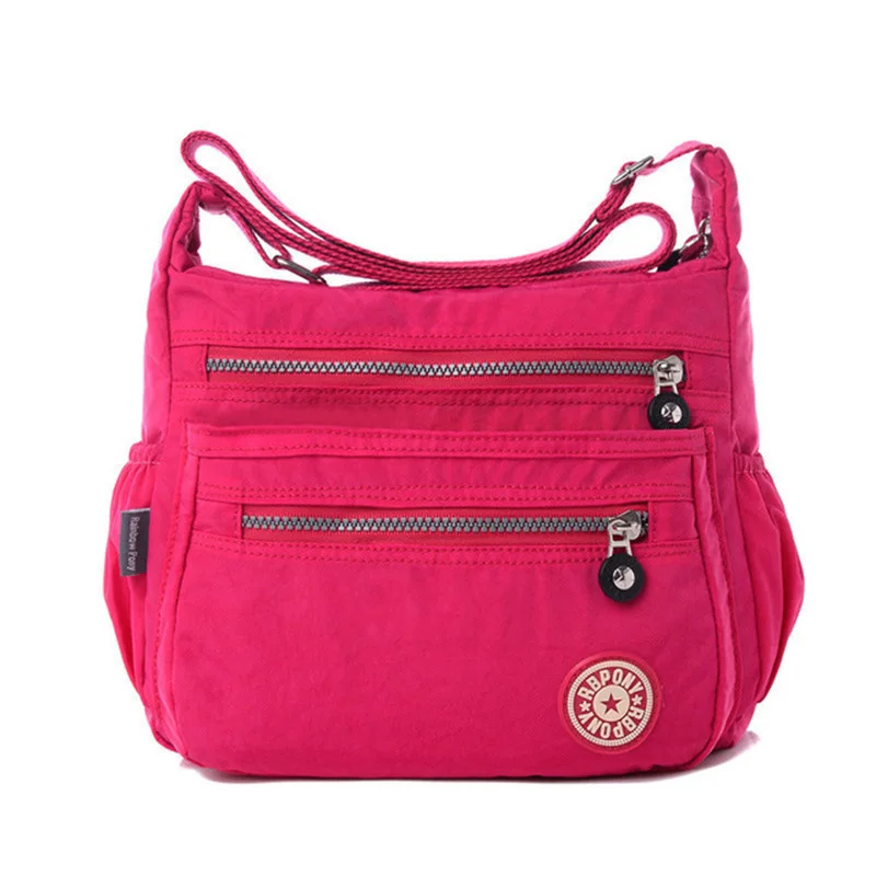 Cena Torba na ramię kobiety nylonowa torba na ramię dla Laidies duża pojemność torba moda damska torebka na zamek zamknięcie Femme