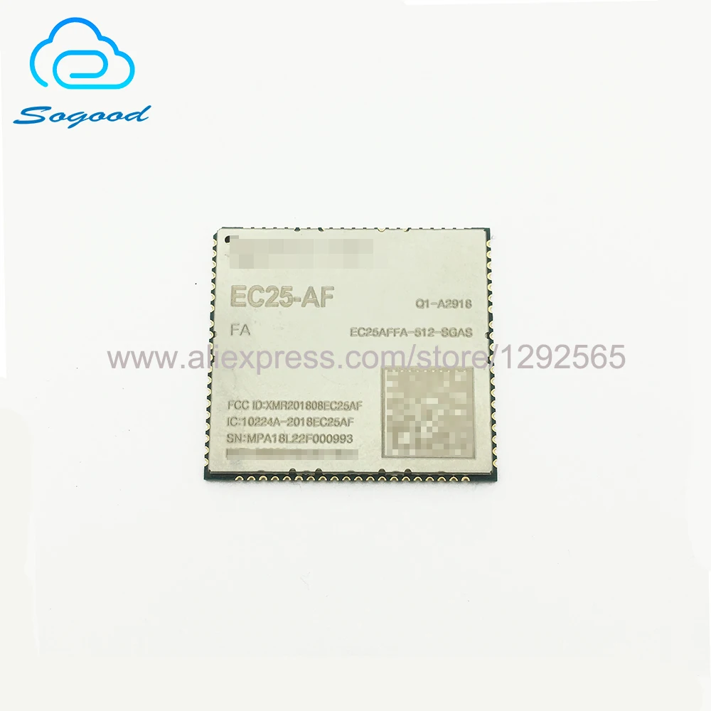 EC25 EC25-AF типа smt 100% Новинка &amp Оригинал B2/B4/B5/B12/ B13/B14/B66/B71 4G FDD-LTE/TDD-LTD CAT4 модуль для