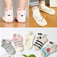 5 пар/лот, детские носки с героями мультфильмов летние детские носки хлопковые детские носки для мальчиков, короткие носки для девочек, короткие носки для малышей