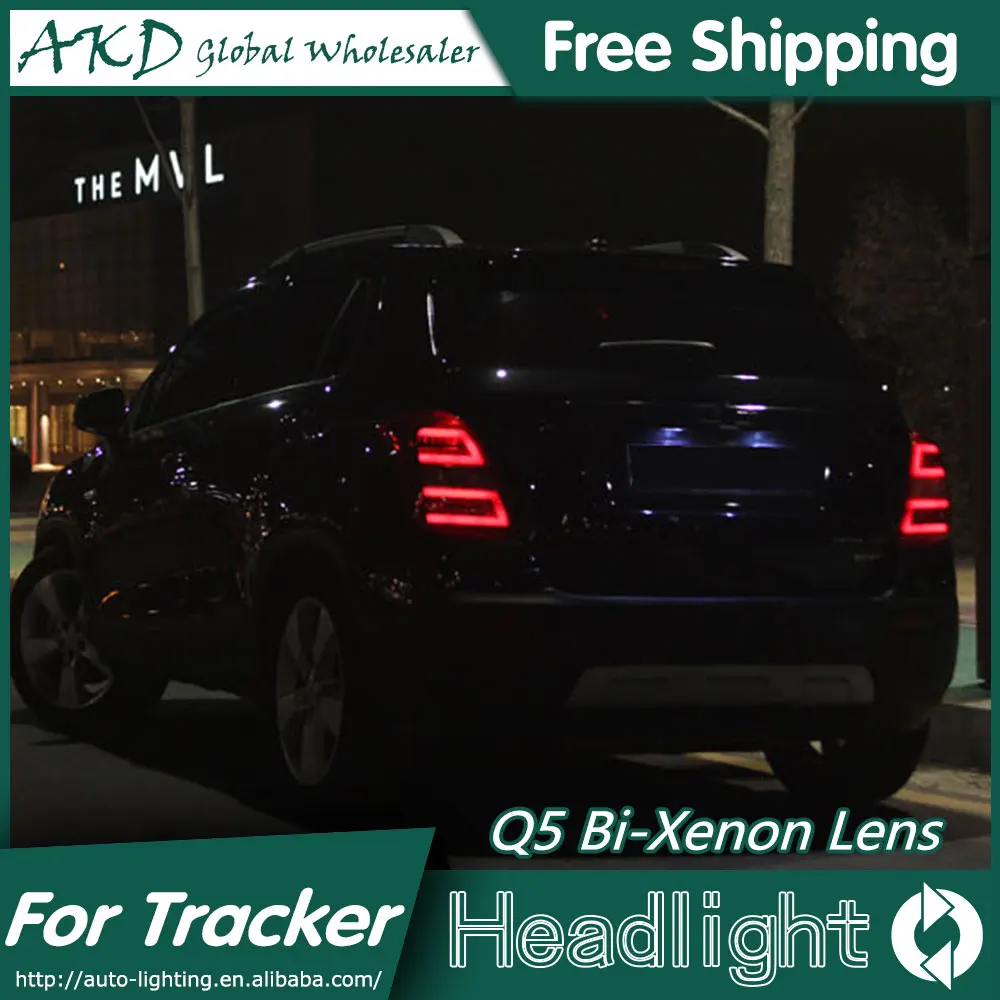 AKD автомобильный Стайлинг для Chevrolet Tracker задний светильник s- Trax светодиодный задний светильник DRL+ тормоз+ Парк+ сигнал