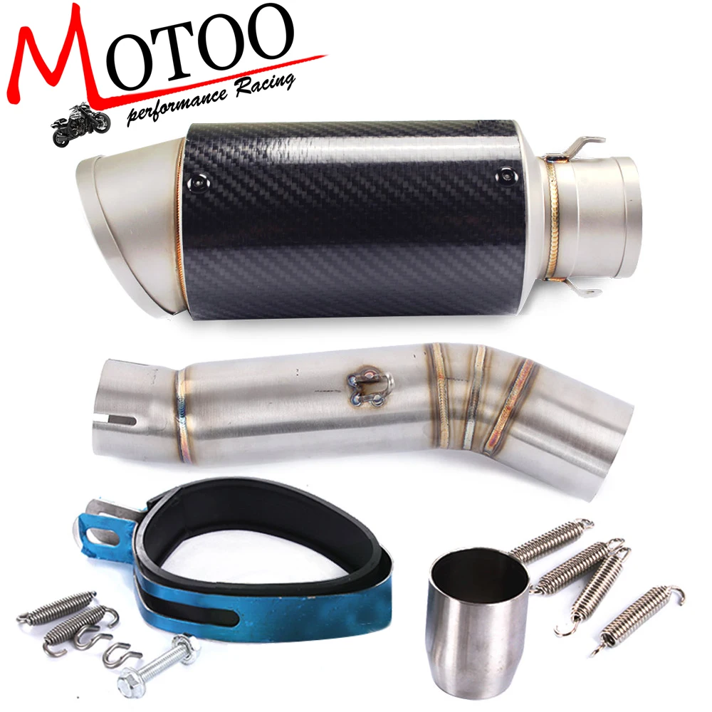 

Motoo - Motorcycle Exhaust middle pipe with Muffler for HONDA CBR400 CBR00R 2013-2015 CB400X CB500X 2013-2016 Slip-On