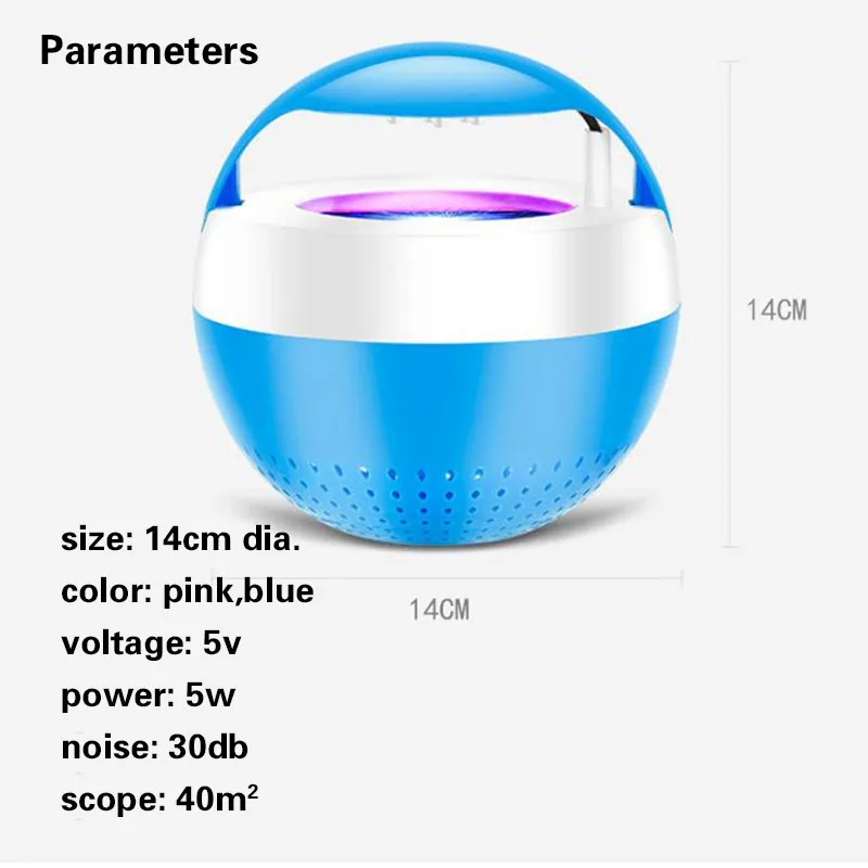 USB вдыхании убийство лампа против комаров рассеивает насекомых бытовой немой безопасности Крытый безызлучательной Mosquito Убийца лампы