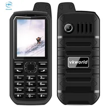 VKworld Pierre V3 Plus 2.4 ”Écran 4000 mAh Grosse Batterie Bluetooth Mobile Téléphone Antipoussière Étanche Double SIM FM Radio téléphone portable