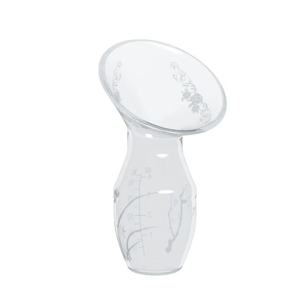 Real Silicone Gel Easy To Carry And Clean High Temperature Resistance Breast Feeding Bottle Feed Baby Milk Manual Breast Pump