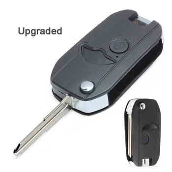 Keyforkess per Land Rover Discovery Sostituzione Origianl/Aggiornato Vibrazione Modificato Pieghevole Tasto Chiave A Distanza Dell'automobile 2 Borsette Caso Fob - KEYECU per Land Rover Discovery Sostituzione Origianl Aggiornato Vibrazione Modificato Pieghevole Tasto Chiave A Distanza