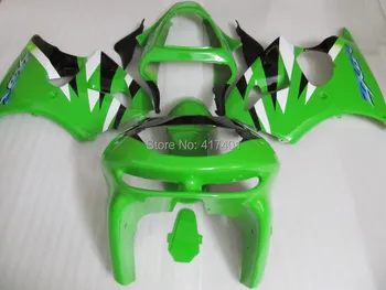 

7gifts Green black white fairings for KAWASAKI Ninja ZX-9R 98-99 ZX 9R 1998-1999 ABS ZX9R 98 99 ZX 9R 1998 1999 Fairing kits