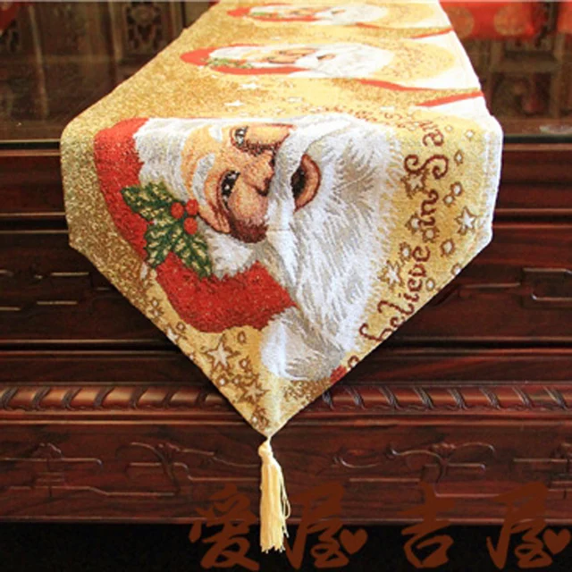 New Arrival Fashion European Style 33 X 180 Cm Vintage And Elegant New Arrival Fashion European Style 33 X 180 Cm Vintage And Elegant Christmas Table Runner