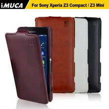 (Не для Z3) Чехол для Sony Xperia Z3 компактный чехол для Sony Z3 компактный корпус Z3 мини M55W D5803 D5833 Флип кожаный чехол Крышка