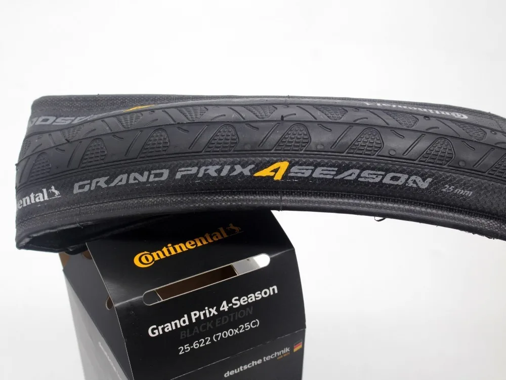 Континентальный Grand Prix 4-time Special Edition черный 700x25 мм клинчерная велосипедная шина велосипедная дорога гибкие шины/коробка