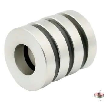 

NdFeB Magnet Ring OD 50x25x10 (+/-0.1)mm thick Neodymium Permanent Magnets Magnetic Tube Precision Drop Shipping 1pc