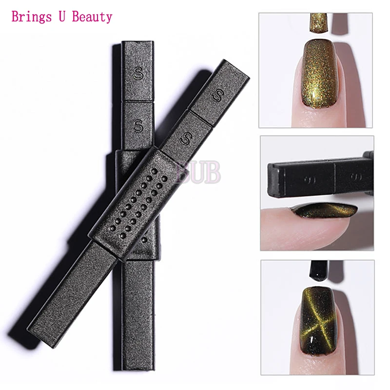 

1 pc Dual Ended Multi-function Nail Magnet Stick for 3D Magnetic Cat Eye Gel Nail Polish Liquid DIY Tool Nail Magnetic Stick
