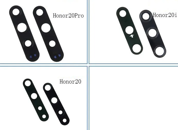 

2pcs/lot Back Camera Glass Lens For Huawei Honor 20i 20 Pro Rear Camera Glass Circle Cover with Adhensive Replacement